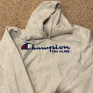 Rare champion fire island hoodie